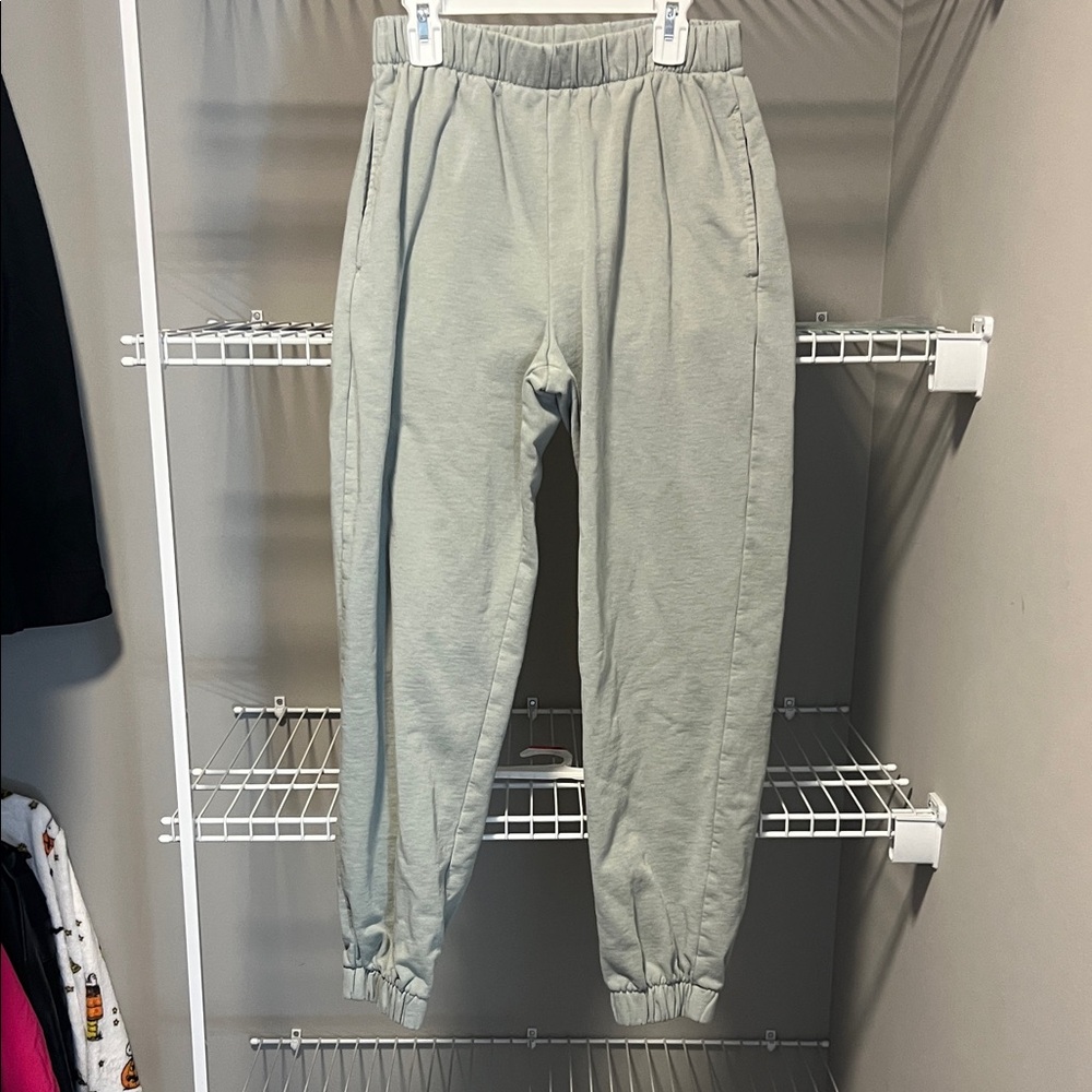 Brandy Melville Light Green Joggers